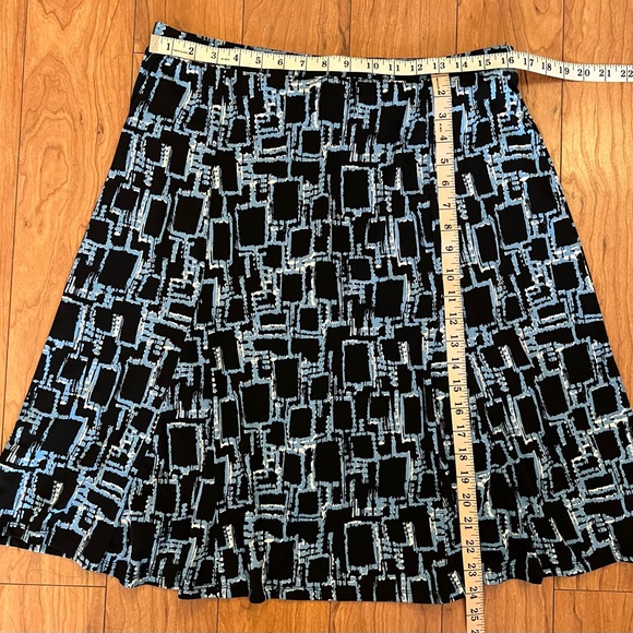 Jaclyn Smith Extra Large Women's Pull On Elastic Waist A Line Midi Skirt Career - Picture 4 of 8